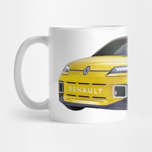 Renault 5 Electric Concept Cartoon Mug